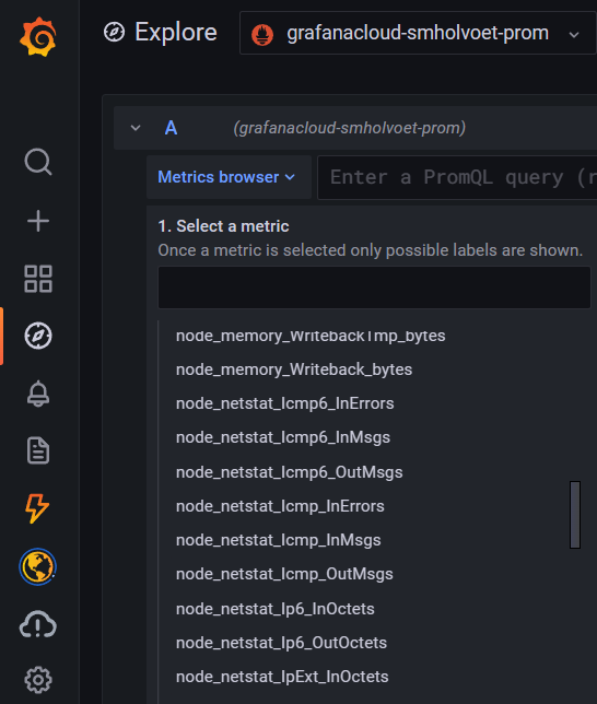 grafana-metrics-explorer